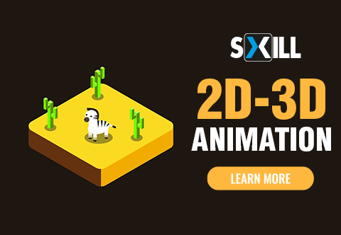 Learn Animation Skill from SXILL School - Arena of the Skill based courses